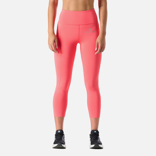 Calza Mujer Built To Move Compressive 3/4 Super High Rise Leggins Coral Vulcano