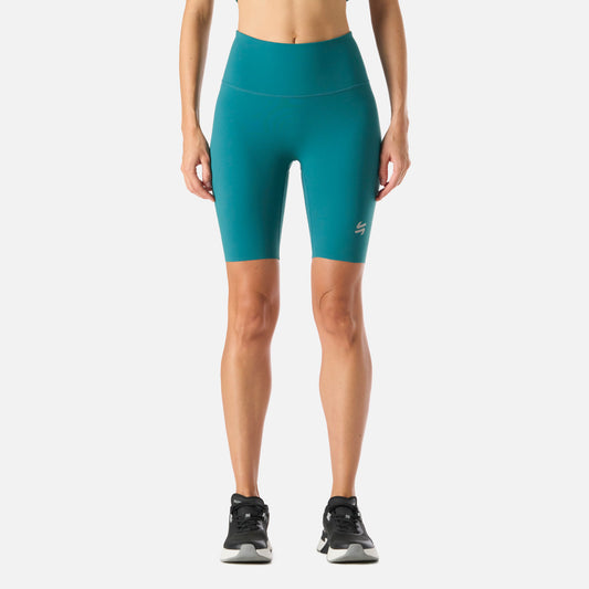 Calza Mujer Tempo Biker Super High Rise Leggins Petroleo Vulcano