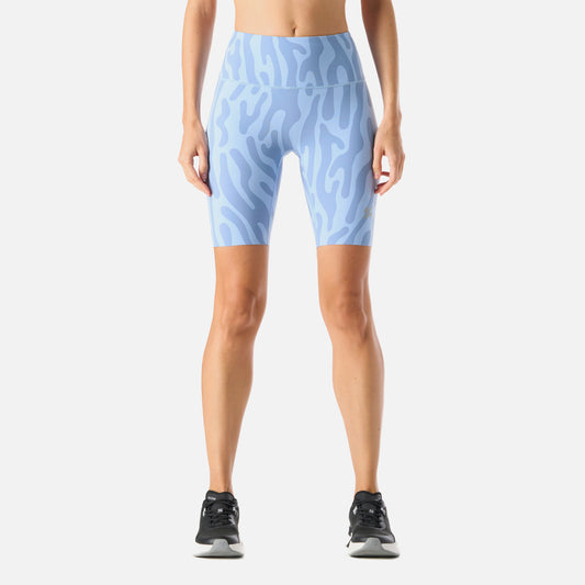 Calza Mujer Tempo Biker Super High Rise Leggins Print Celeste Vulcano