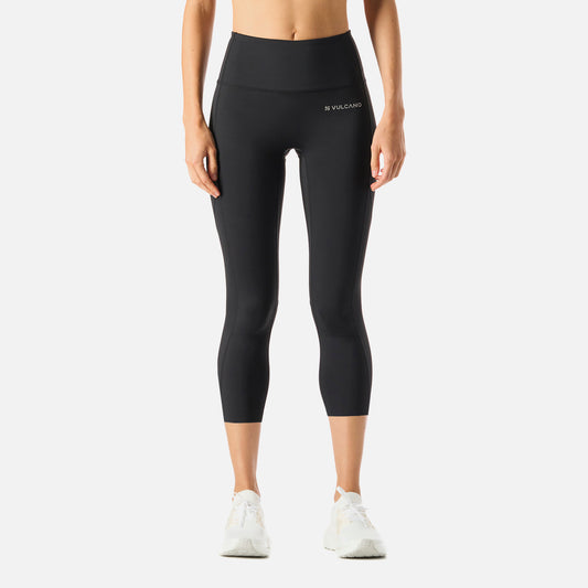 Calza Mujer Built To Move 3/4 High Rise Leggins Negro Vulcano