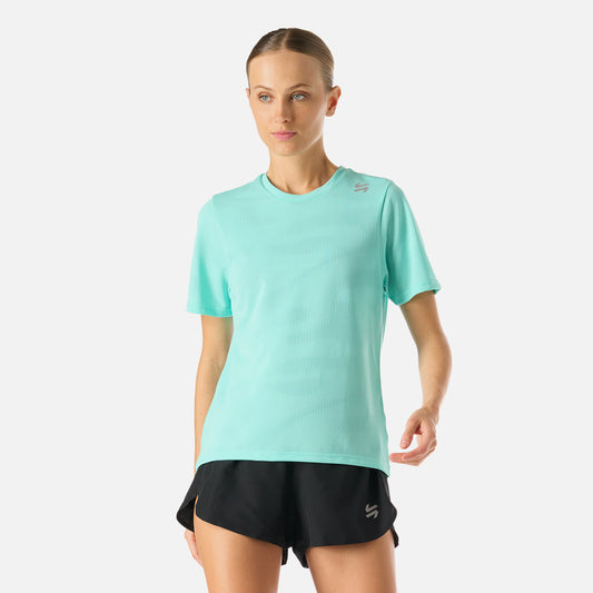 Polera Mujer Built To Move Pro T-Shirt Jade Vulcano