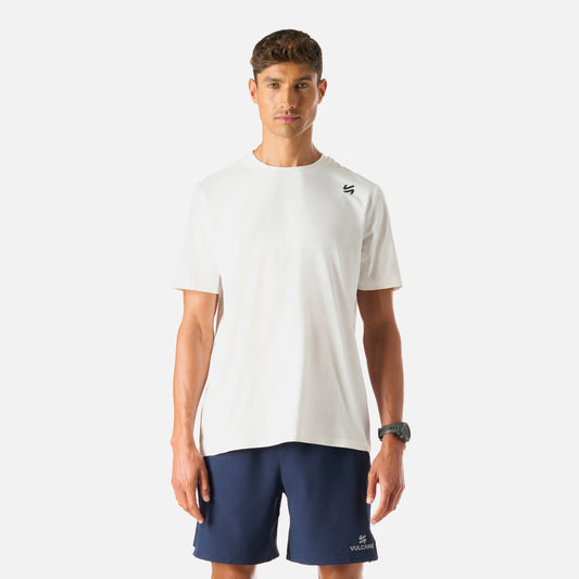 Polera Hombre Tempo T-Shirt Blanco Vulcano