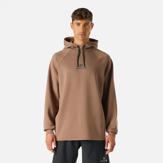 Polerón Hombre Tempo Sweatshirt Hoody Taupe Vulcano
