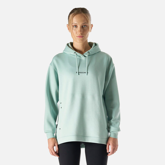 Polerón Mujer Tempo Active Sweatshirt Hoody Jade Vulcano