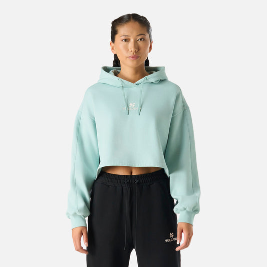 Polerón Mujer Cool Down Sweatshirt Hoody Jade Vulcano
