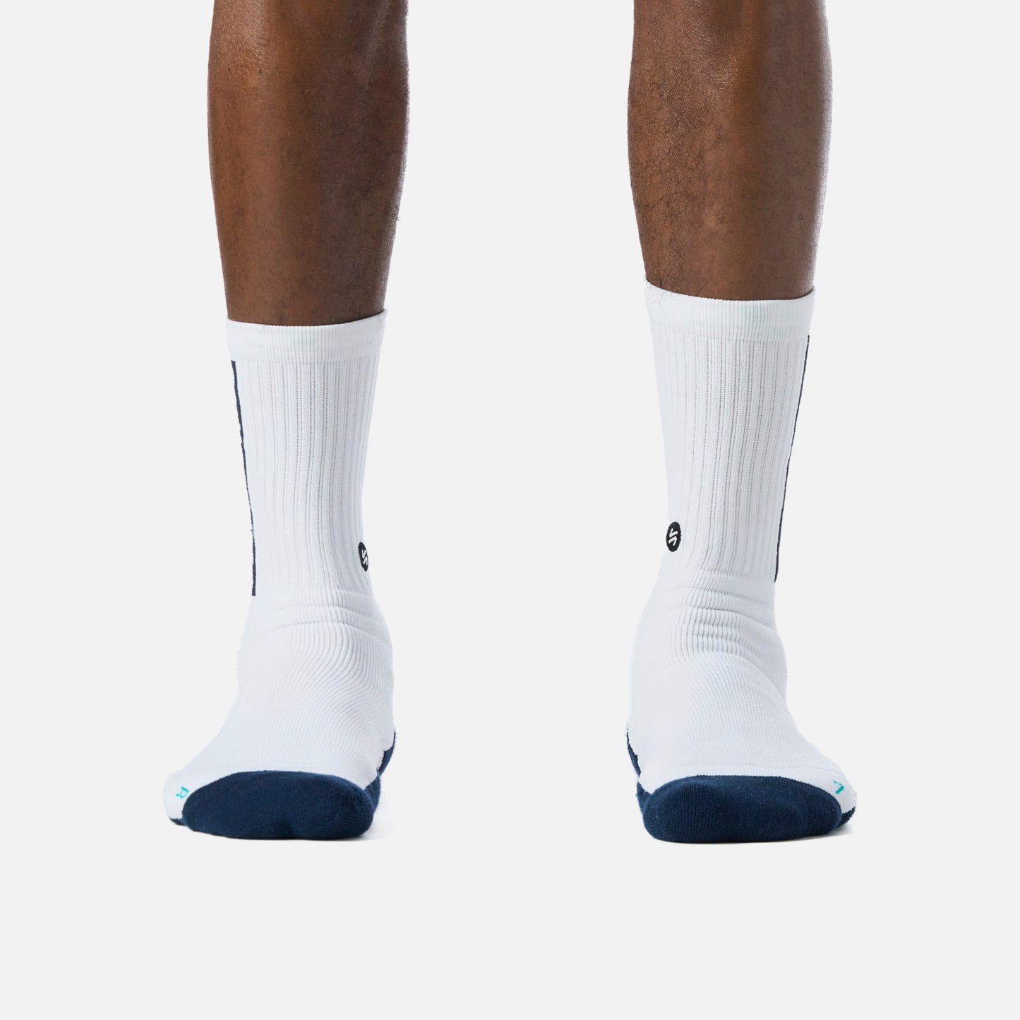 Calcetines Energic Duo Pack Mid Socks Beige / Blanco Vulcano