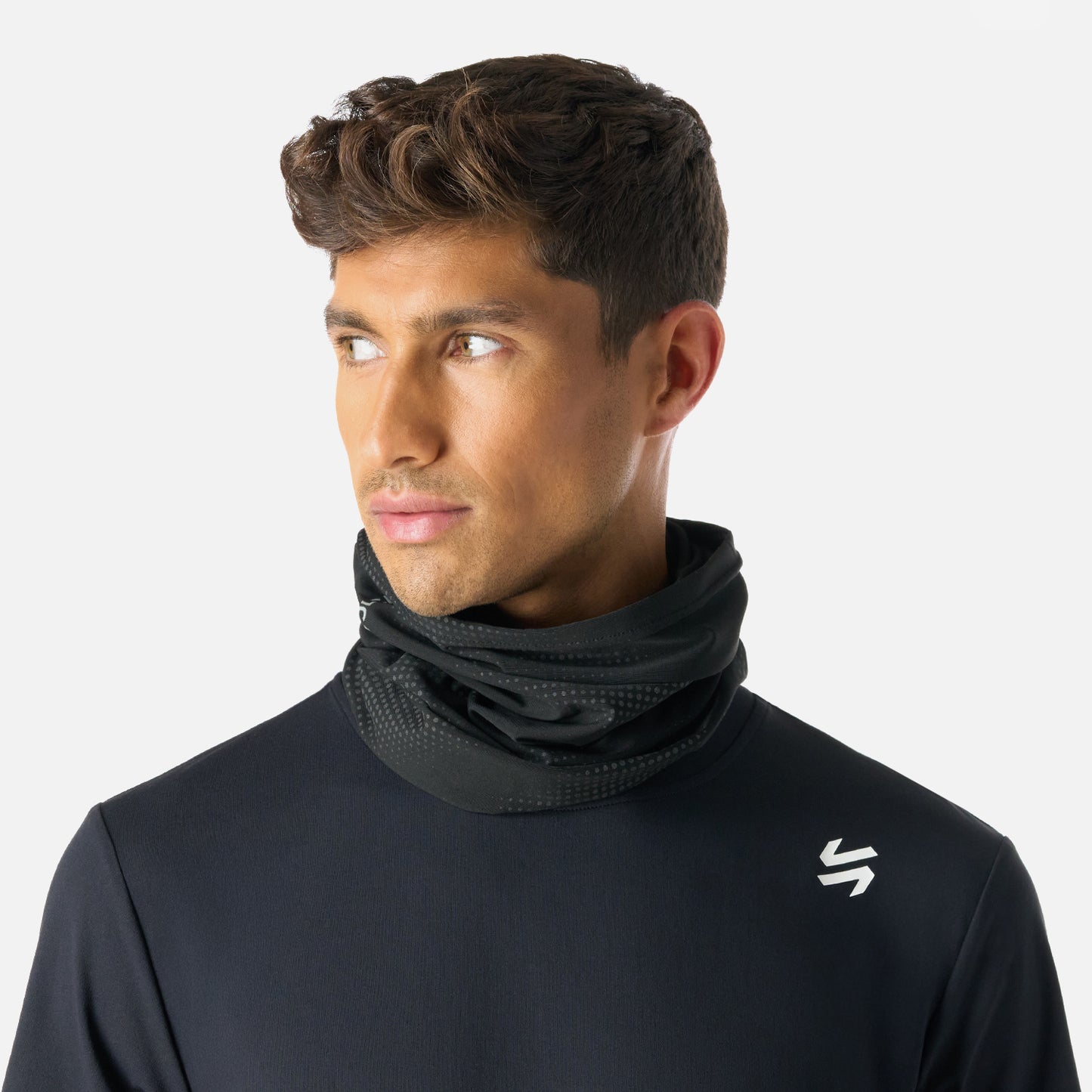 Headex Luminous Run Neck Gaiter Negro Vulcano