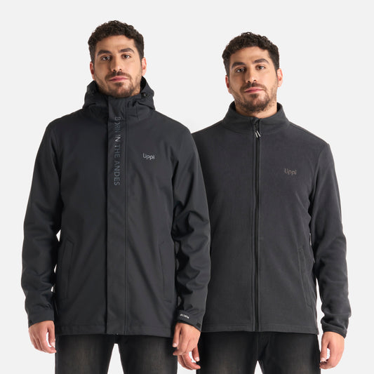 Chaqueta Hombre Nexus Fusion-3 B-Dry Jacket Negro Lippi