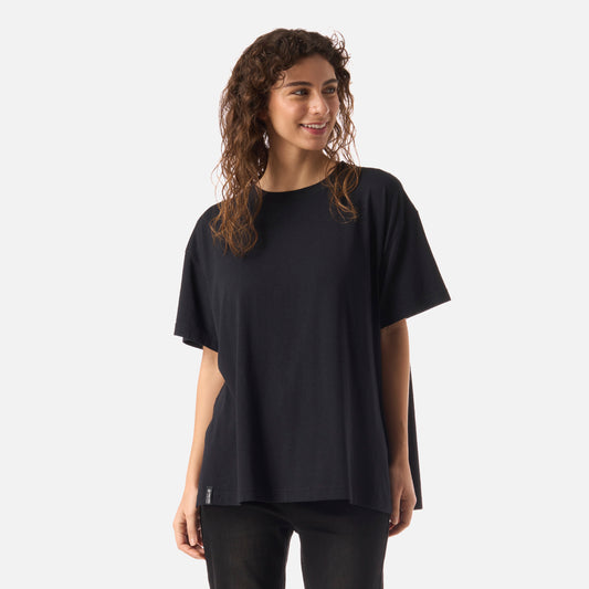 Polera Mujer Mamboo Negro Haka Honu