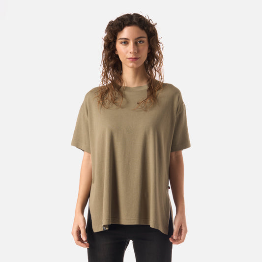 Polera Mujer Mamboo Verde Oliva Haka Honu