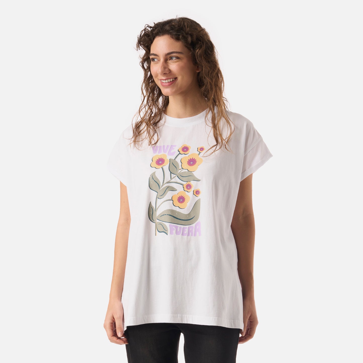 Polera Mujer Garza Blanco Haka Honu