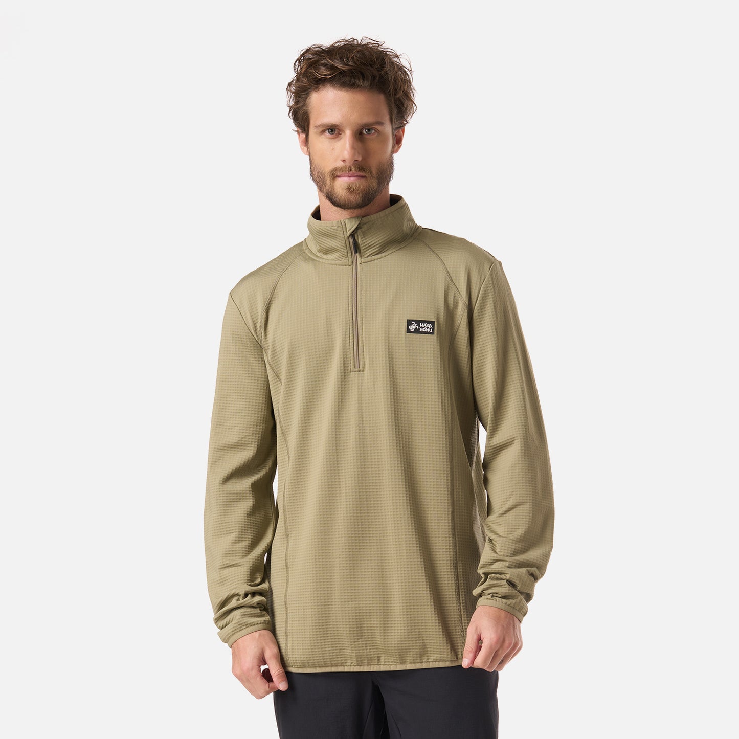 Polerón Hombre Taina Verde Oliva Haka Honu