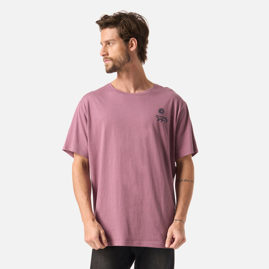 Polera Hombre Mosaicos Lila Haka Honu