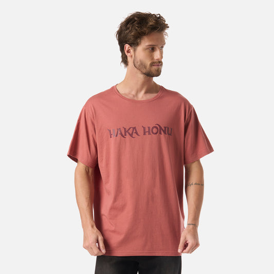Polera Hombre Logo Terracota Claro Haka Honu