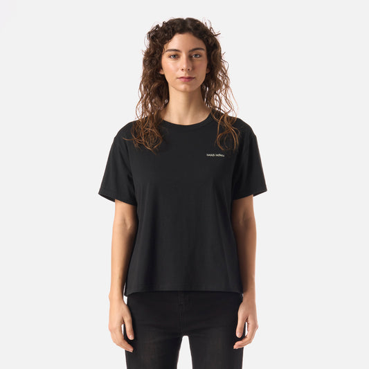 Polera Mujer Polo Negro Haka Honu