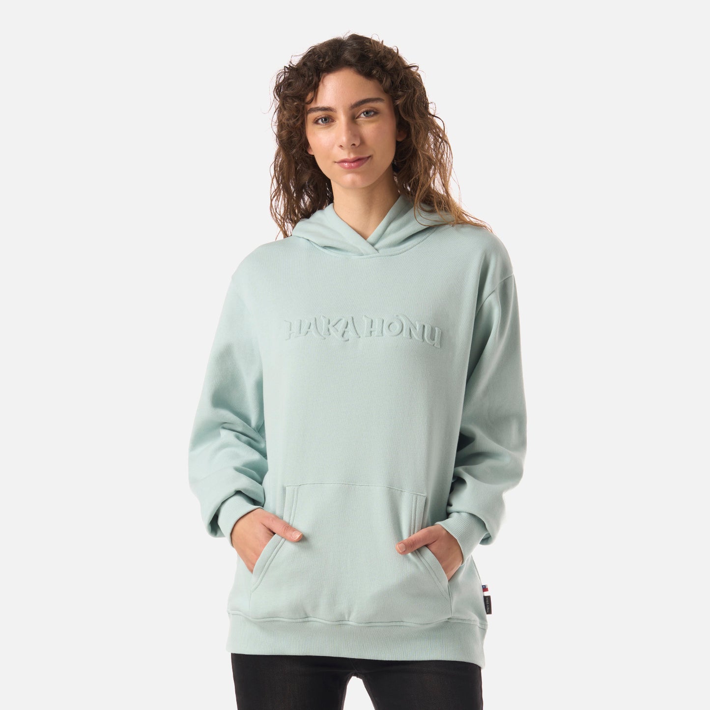 Polerón Mujer Motomami Hoody Gris Claro Haka Honu