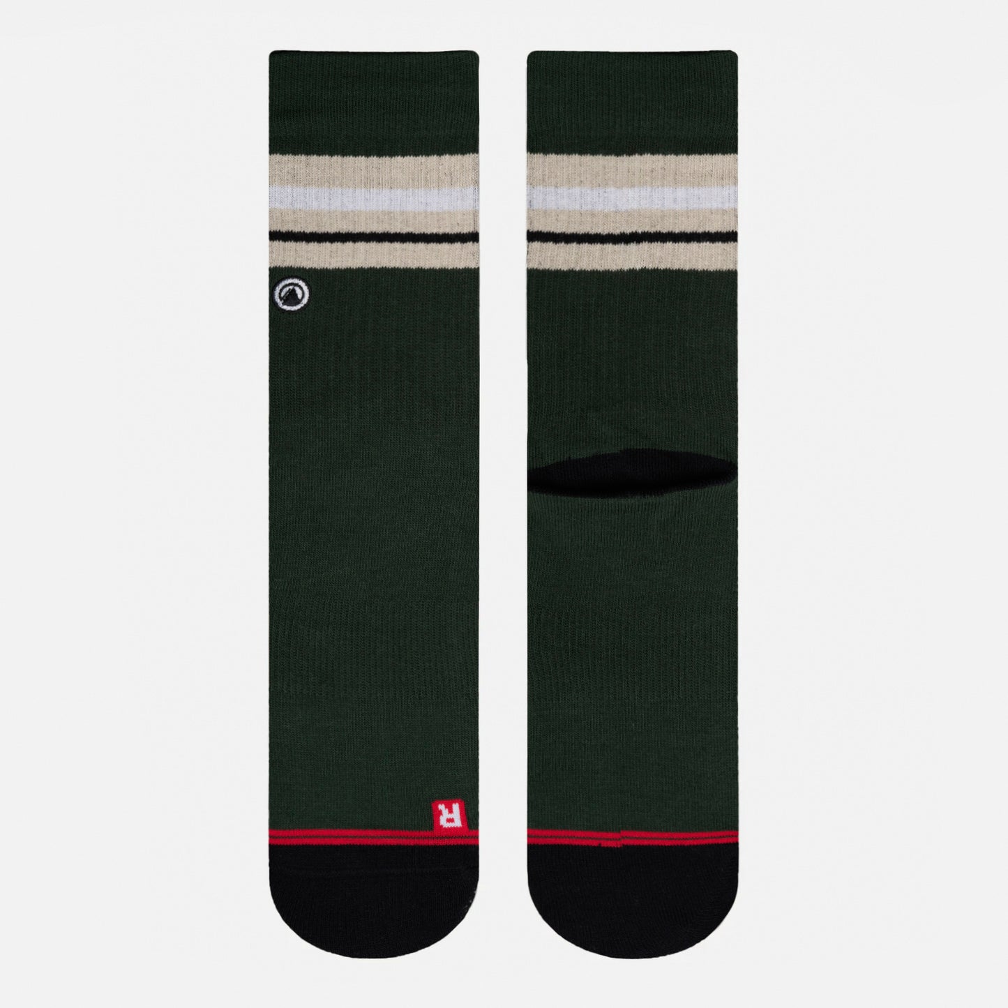 Calcetines Hombre Duo Travel Walk Classic Verde Militar Negro Verde Militar Lippi