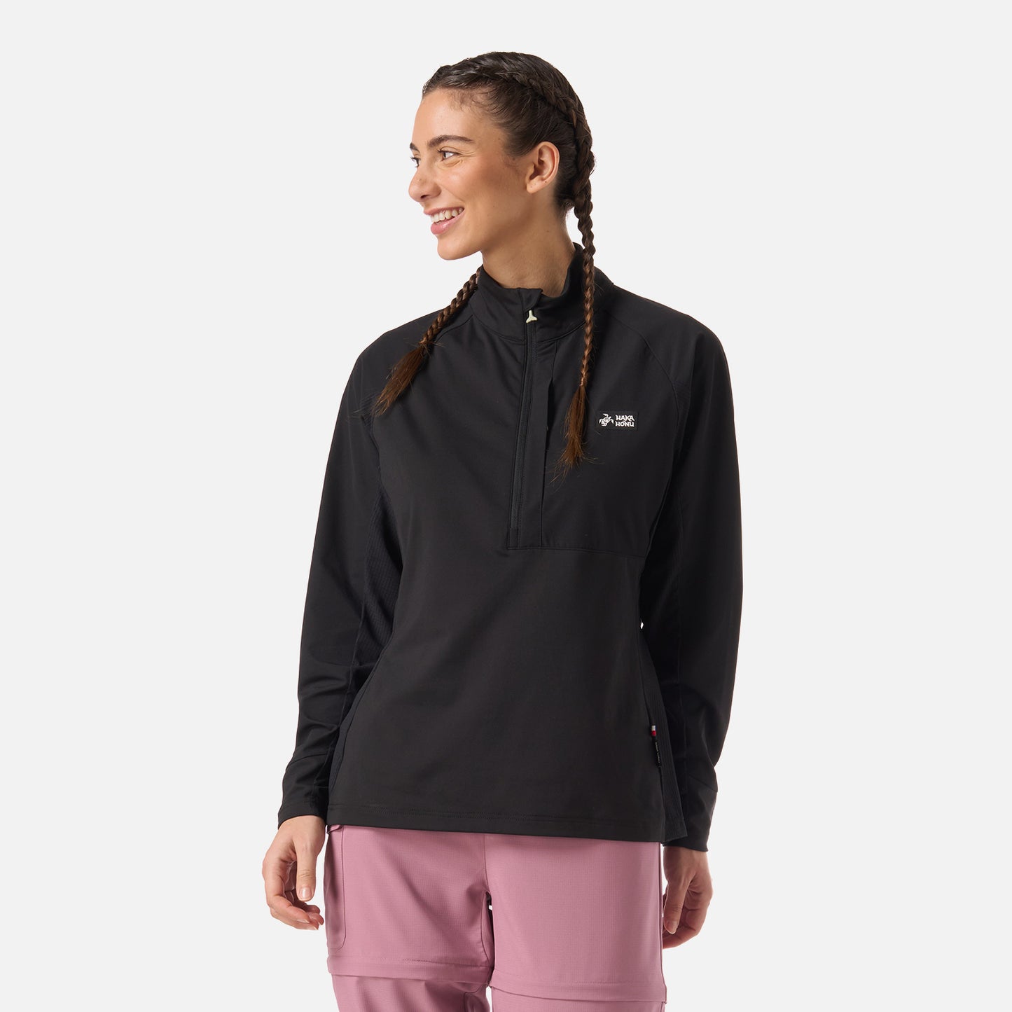 Polerón Mujer Higo Negro Haka Honu