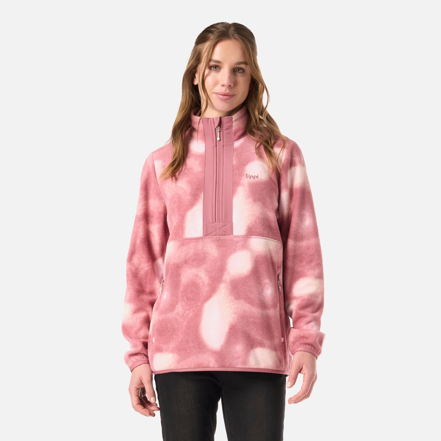 Polar Mujer SoftCore Therm-Pro Jacket Print Rosa Oscuro Lippi