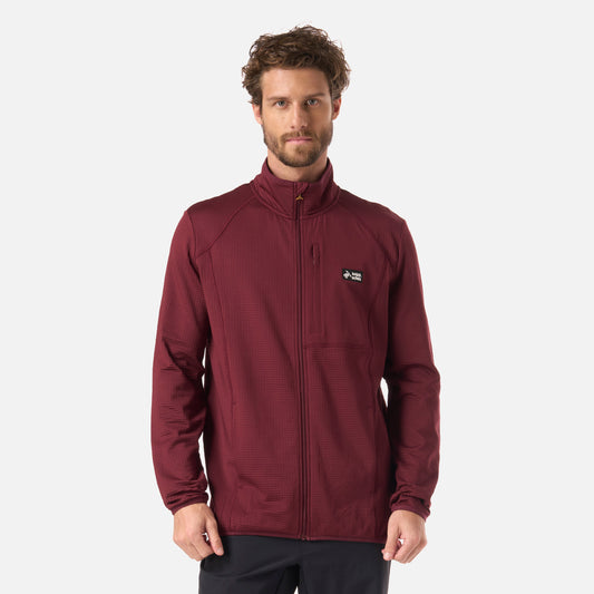 Polerón Hombre Taina Full Zip Burdeo Haka Honu