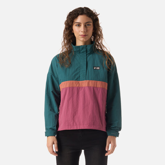 Chaqueta Mujer Hija Del Viento 14 Zip Petroleo Haka Honu