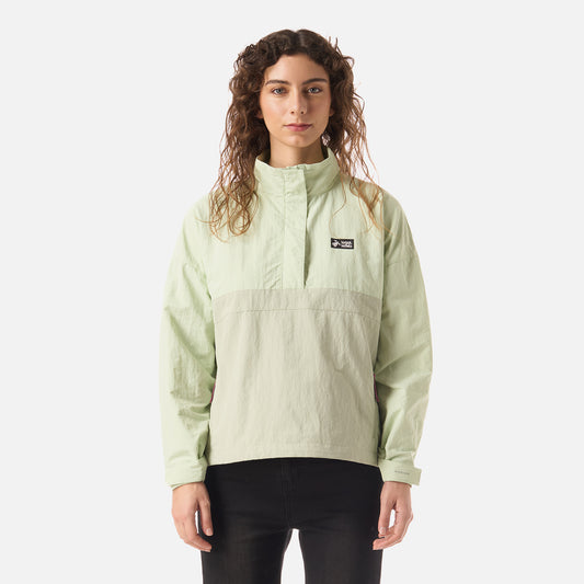Chaqueta Mujer Hija Del Viento 14 Zip Menta Haka Honu
