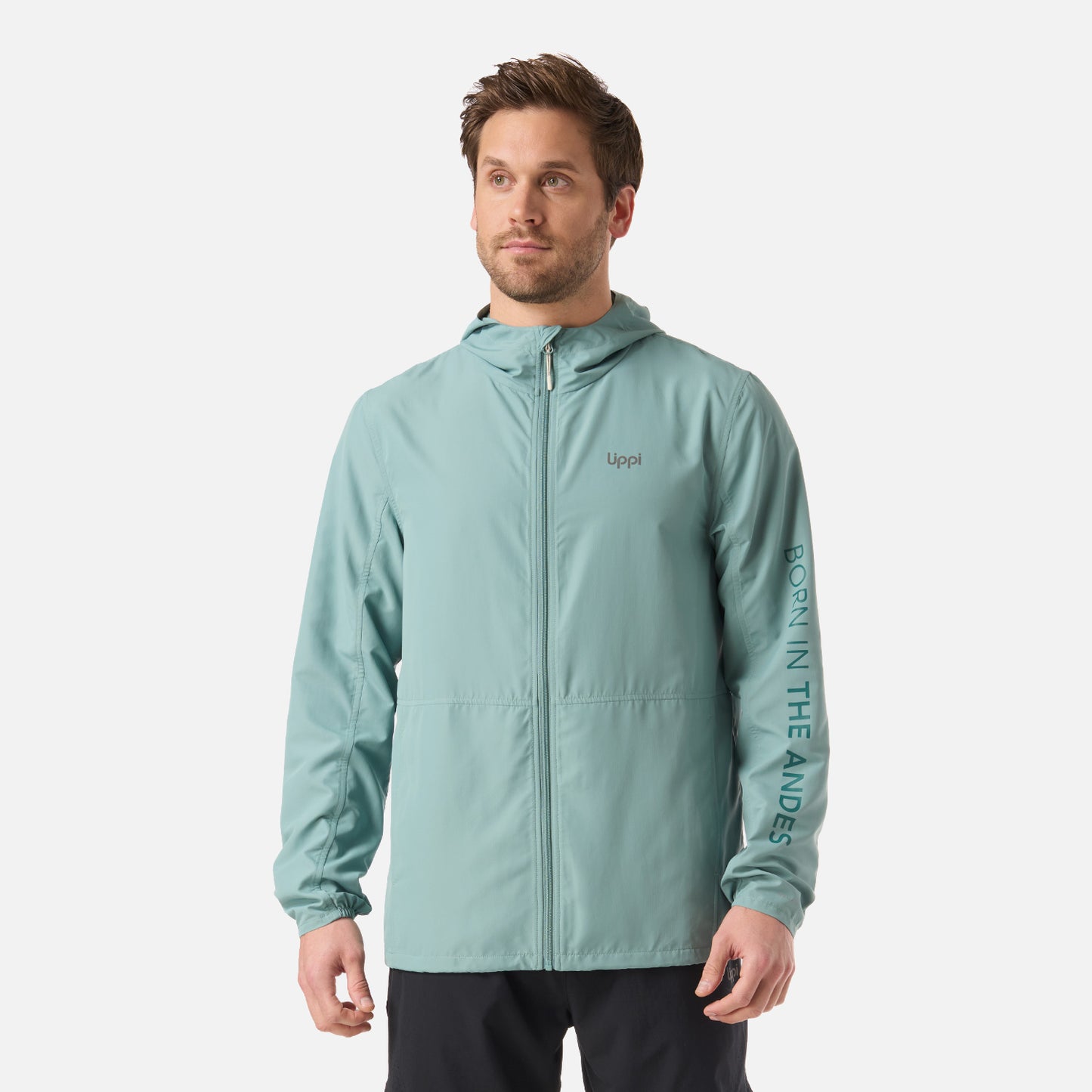 Chaqueta Hombre Nightfall WindBreaker Hoody Jacket Turquesa Lippi