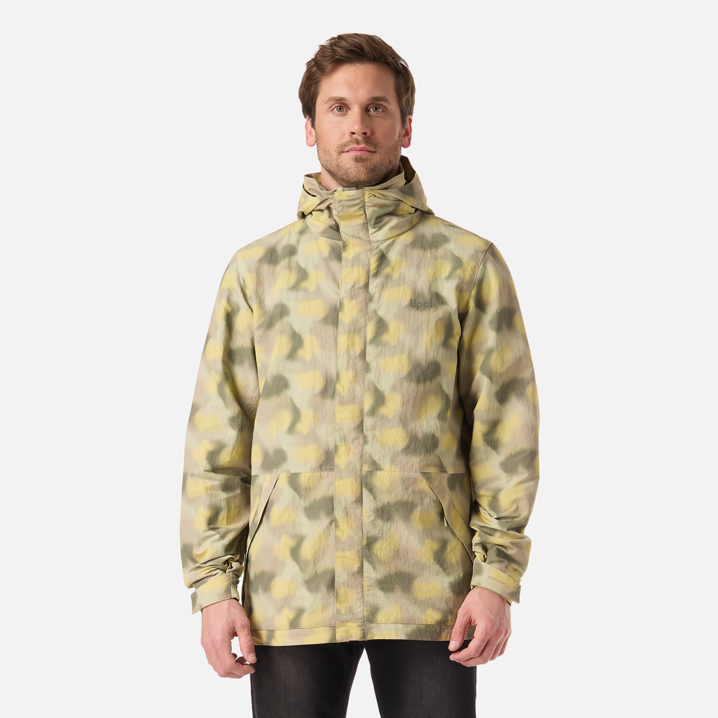 Chaqueta Hombre CityMe WindBreaker Hoody Jacket Print Verde Lippi