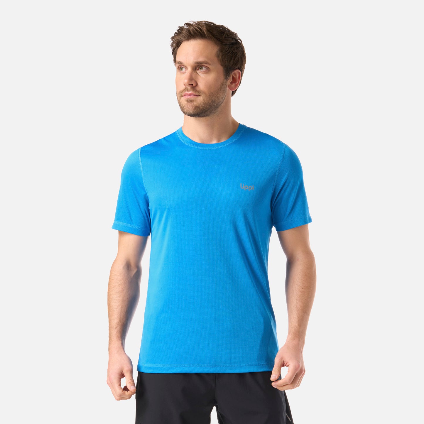 Polera Hombre Core Q-Dry T-Shirt Azulino Lippi