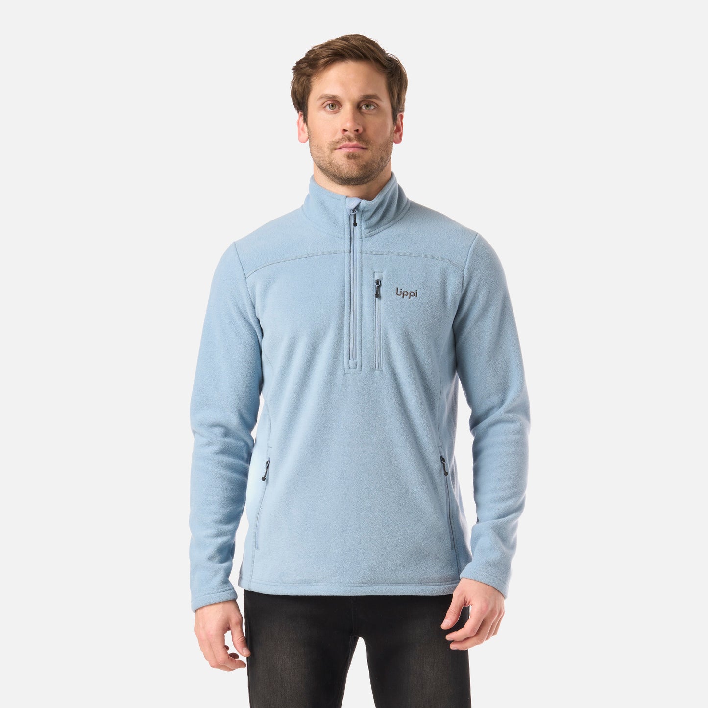 Polar Hombre Paicavi Therm-Pro 1/4 Zip Jacket Azul Piedra Lippi