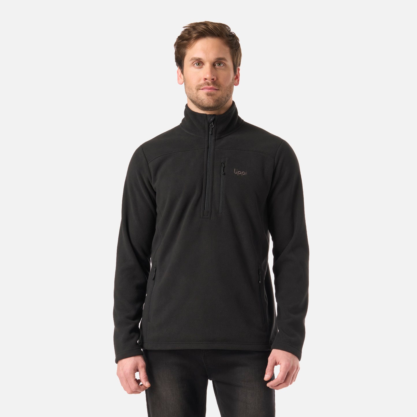 Polar Hombre Paicavi Therm-Pro 1/4 Zip Jacket Negro Lippi
