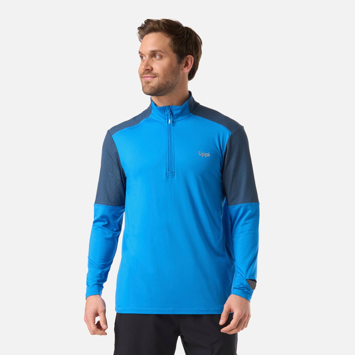 Polerón Hombre Puerto Trucco 1/4 Zip Azulino Lippi