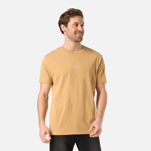Polera Hombre Adventure Page T-Shirt Camel Lippi