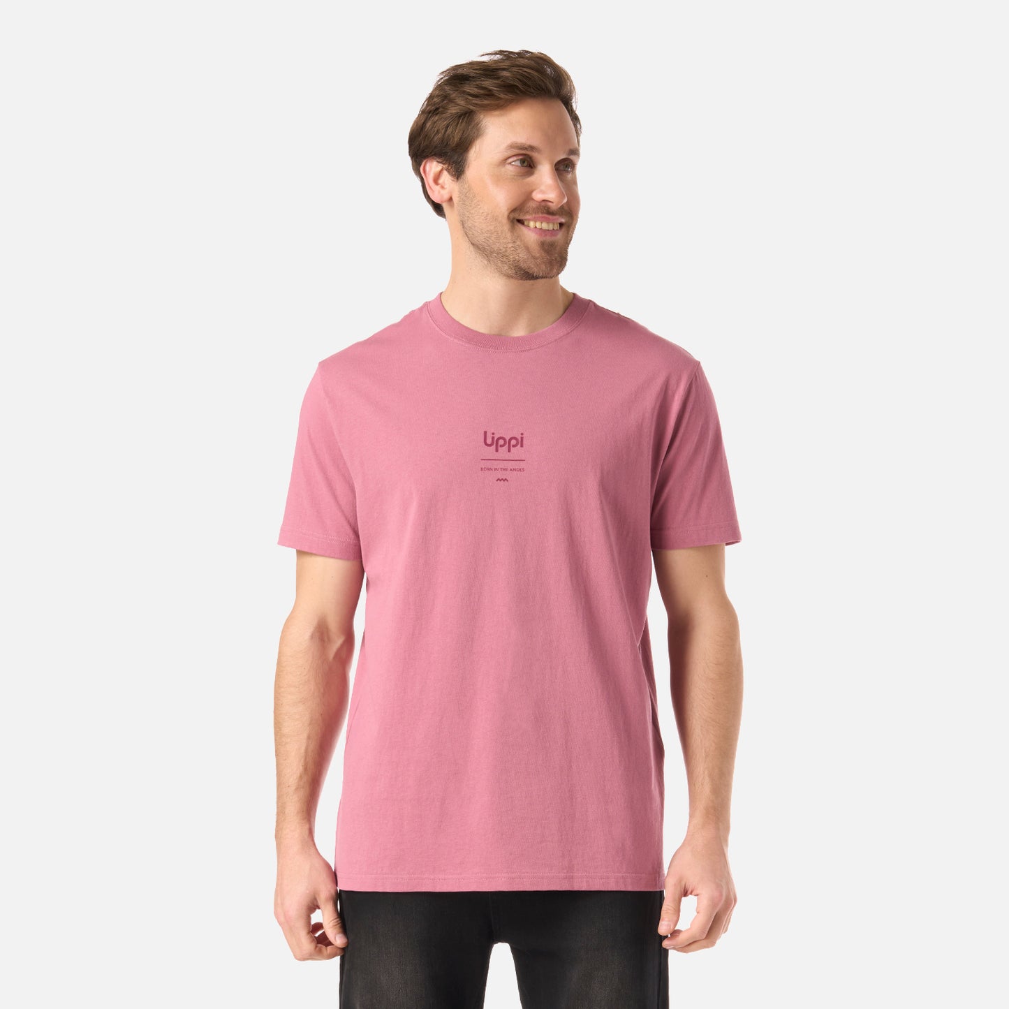 Polera Hombre Adventure Page T-Shirt Rosa Oscuro Lippi
