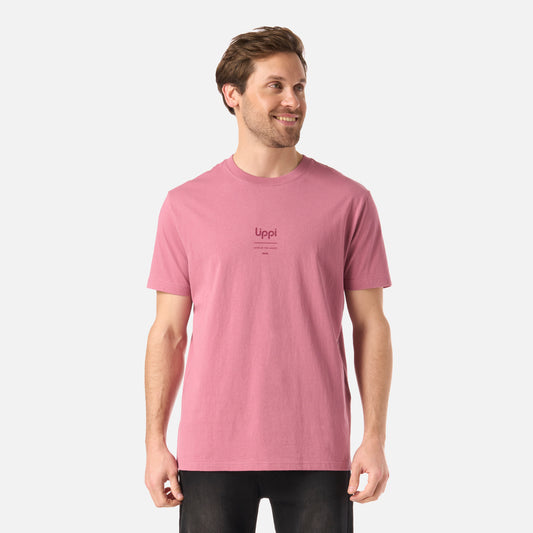 Polera Hombre Adventure Page T-Shirt Rosa Oscuro Lippi