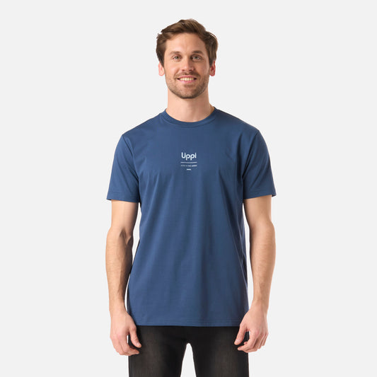 Polera Hombre Ulmo Mid Point Sorona T-Shirt Azul Oscuro Lippi