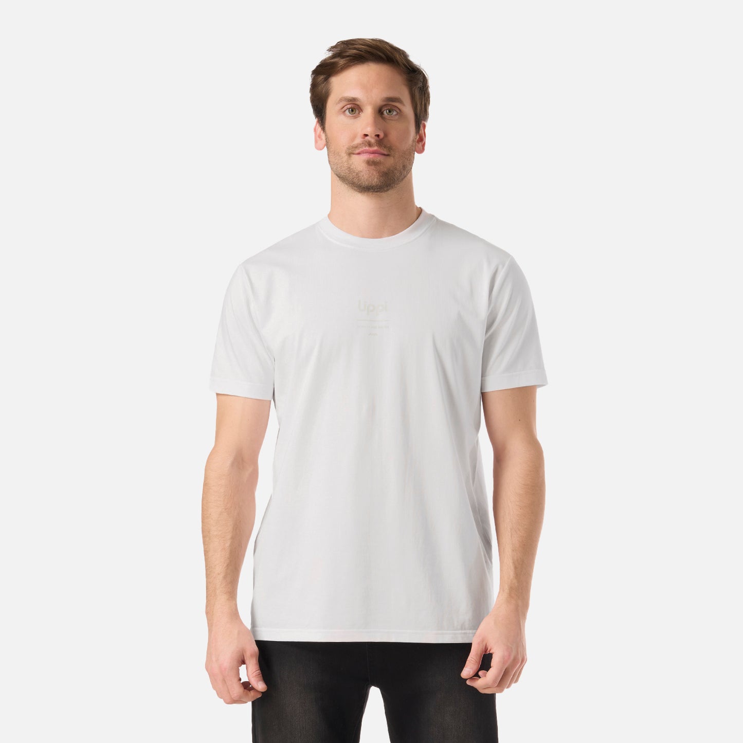Polera Hombre Ulmo Mid Point Sorona T-Shirt Blanco Lippi