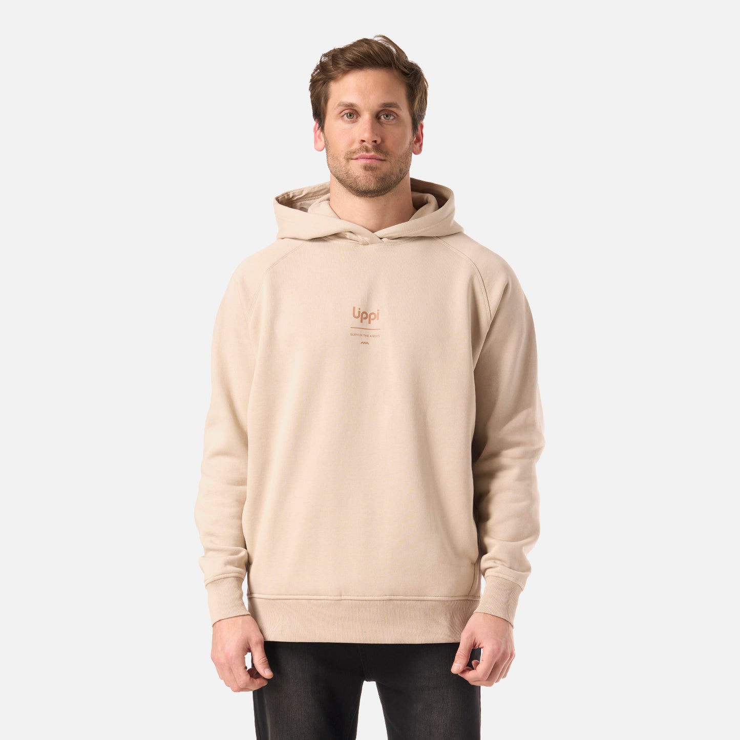 Polerón Hombre Ulmo Hoody Sweatshirt Beige Lippi