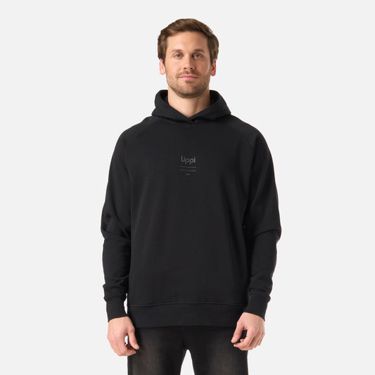 Polerón Hombre Ulmo Light Hoody Sweatshirt Negro Lippi