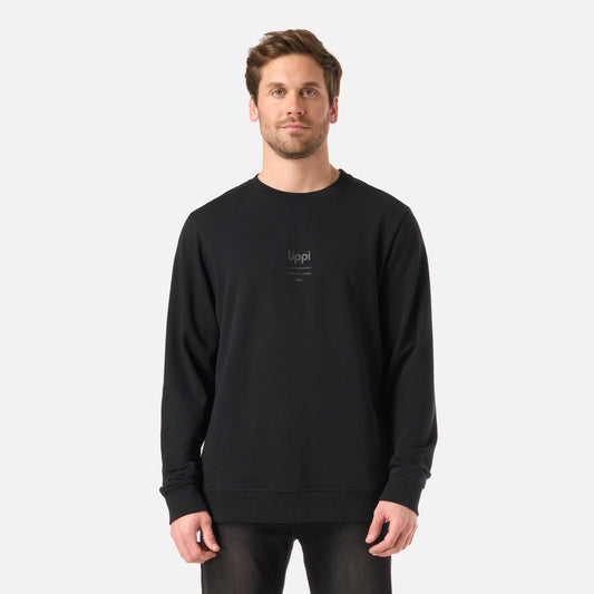 Polerón Hombre Ulmo Mid Point Crewneck Sweatshirt Negro Lippi