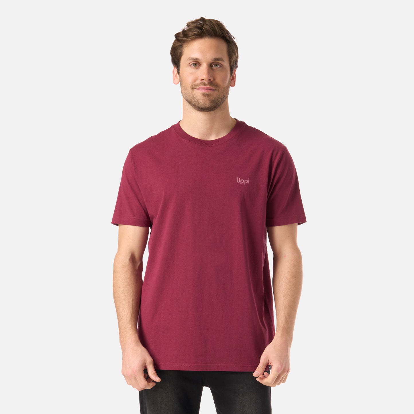 Polera Hombre Mountain Vibes T-Shirt Frambuesa Lippi