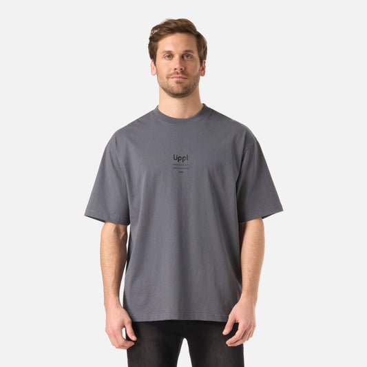 Polera Hombre Endura Cotton T-Shirt Grafito Lippi