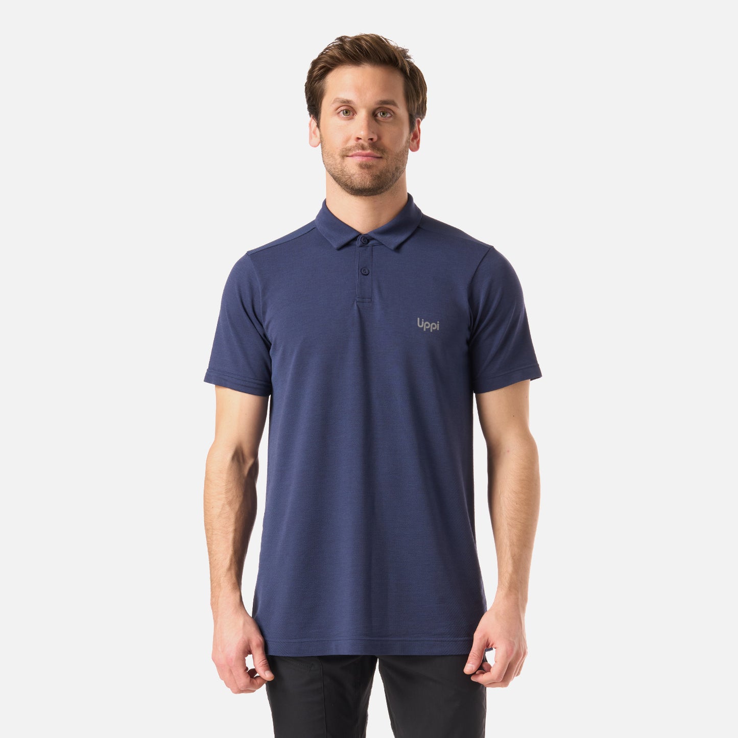 Polera Hombre B-Classic Seamless Polo Azul Oscuro Lippi