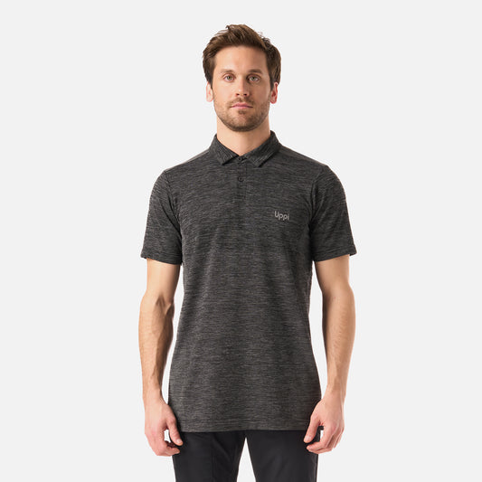 Polera Hombre B-Classic Seamless Polo Negro Lippi