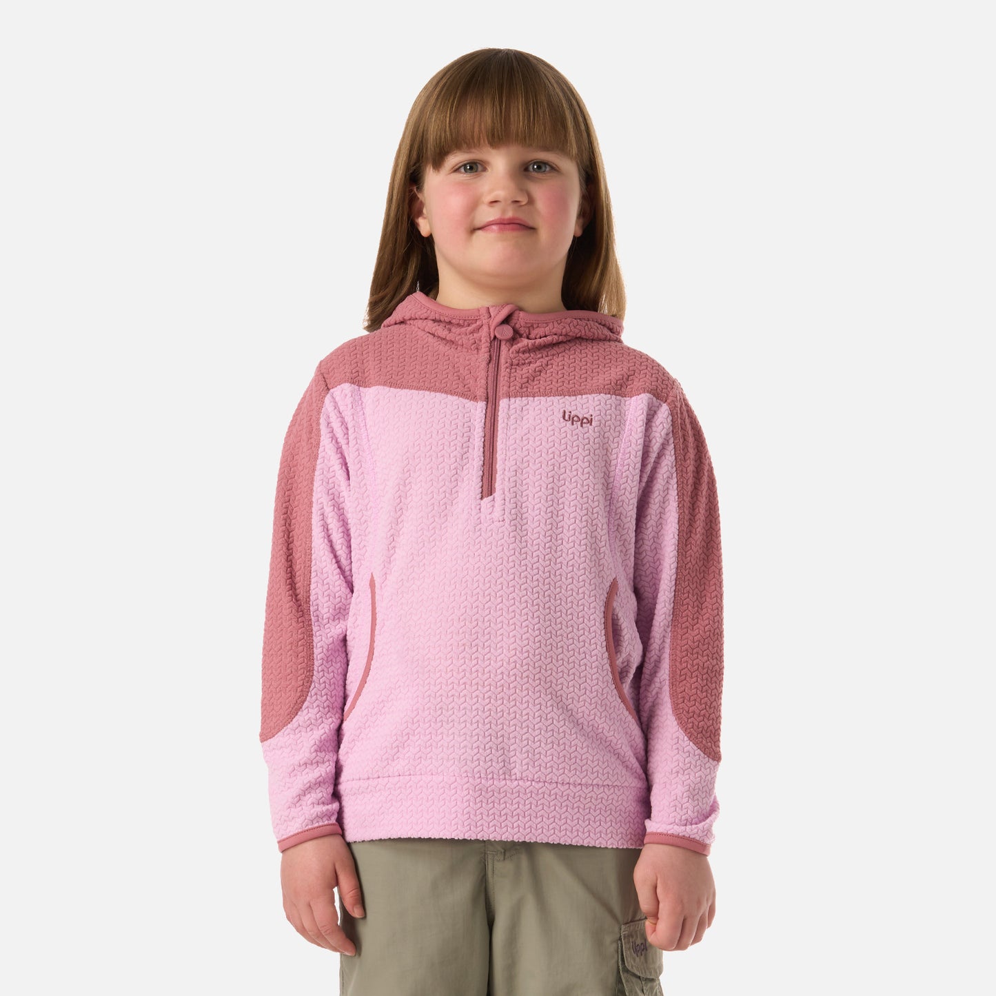 Polerón Niña Saltamontes Nano-F 1/4 Zip Hoody Rosa Lippi
