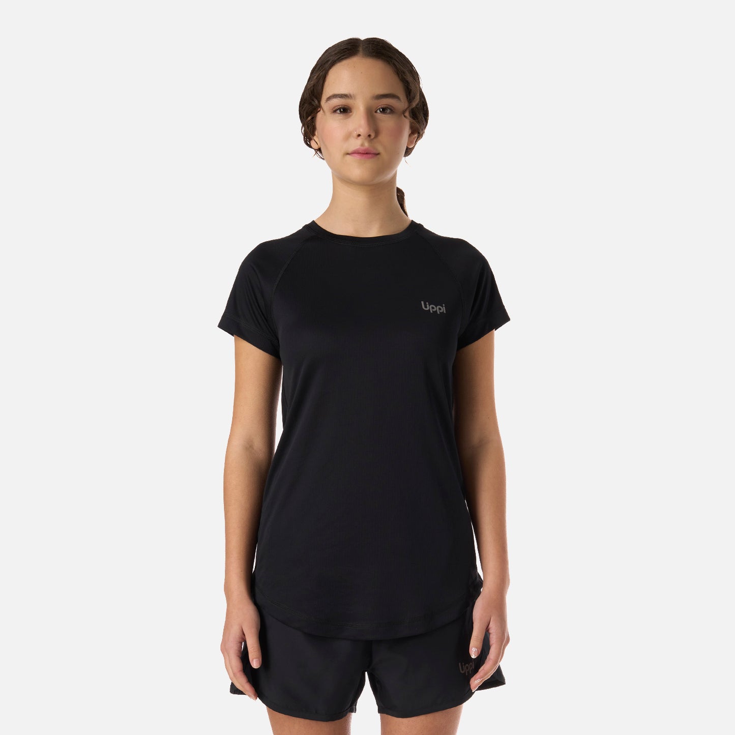 Polera Teen Girl Core Q-Dry T-Shirt Negro Lippi