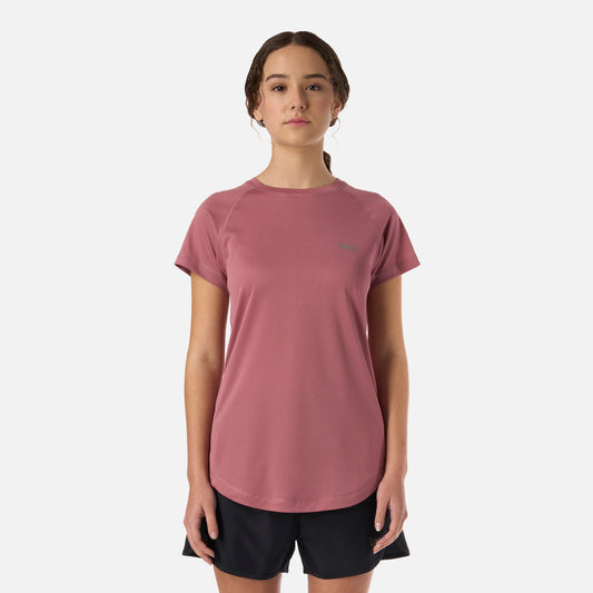 Polera Teen Girl Core Q-Dry T-Shirt Rosa Oscuro Lippi