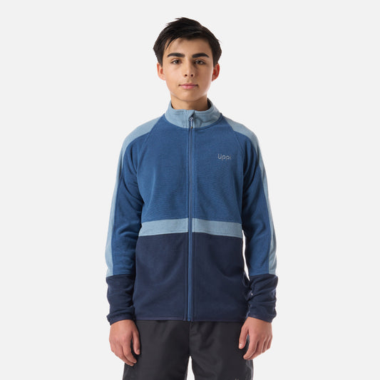 Polar Teen Boy Fireplace Full Zip Sweatshirt Azul oscuro Lippi