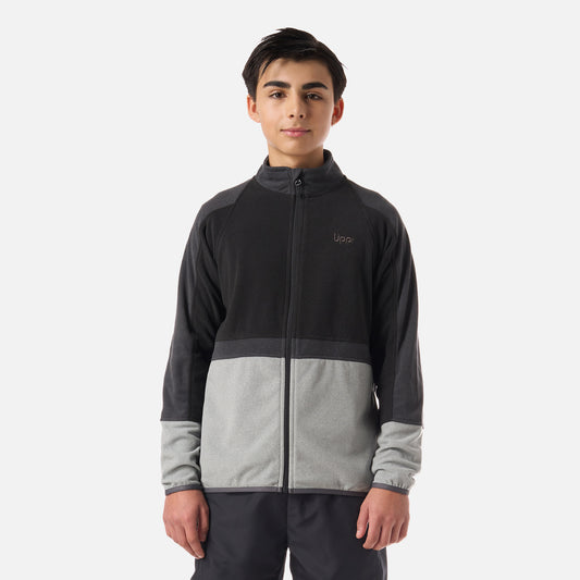 Polar Teen Boy Fireplace Full Zip Sweatshirt Negro Lippi