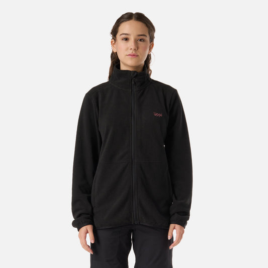 Polar Teen Girl Stripes Nano-F Full Zip Negro Lippi